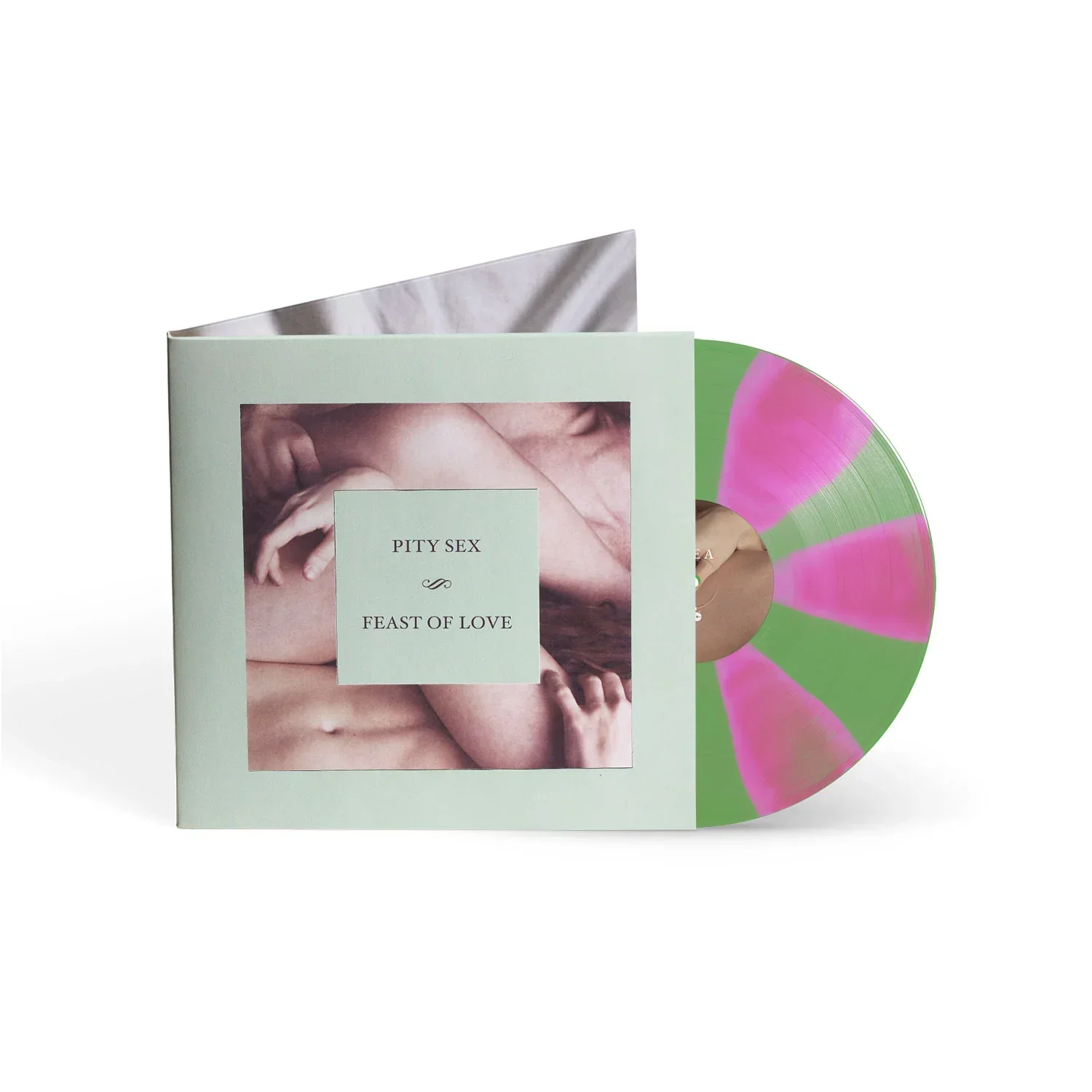 PITY SEX 'FEAST OF LOVE' 10TH ANNIVERSARY EDITION LP - PINK/GREEN/PINWHEEL