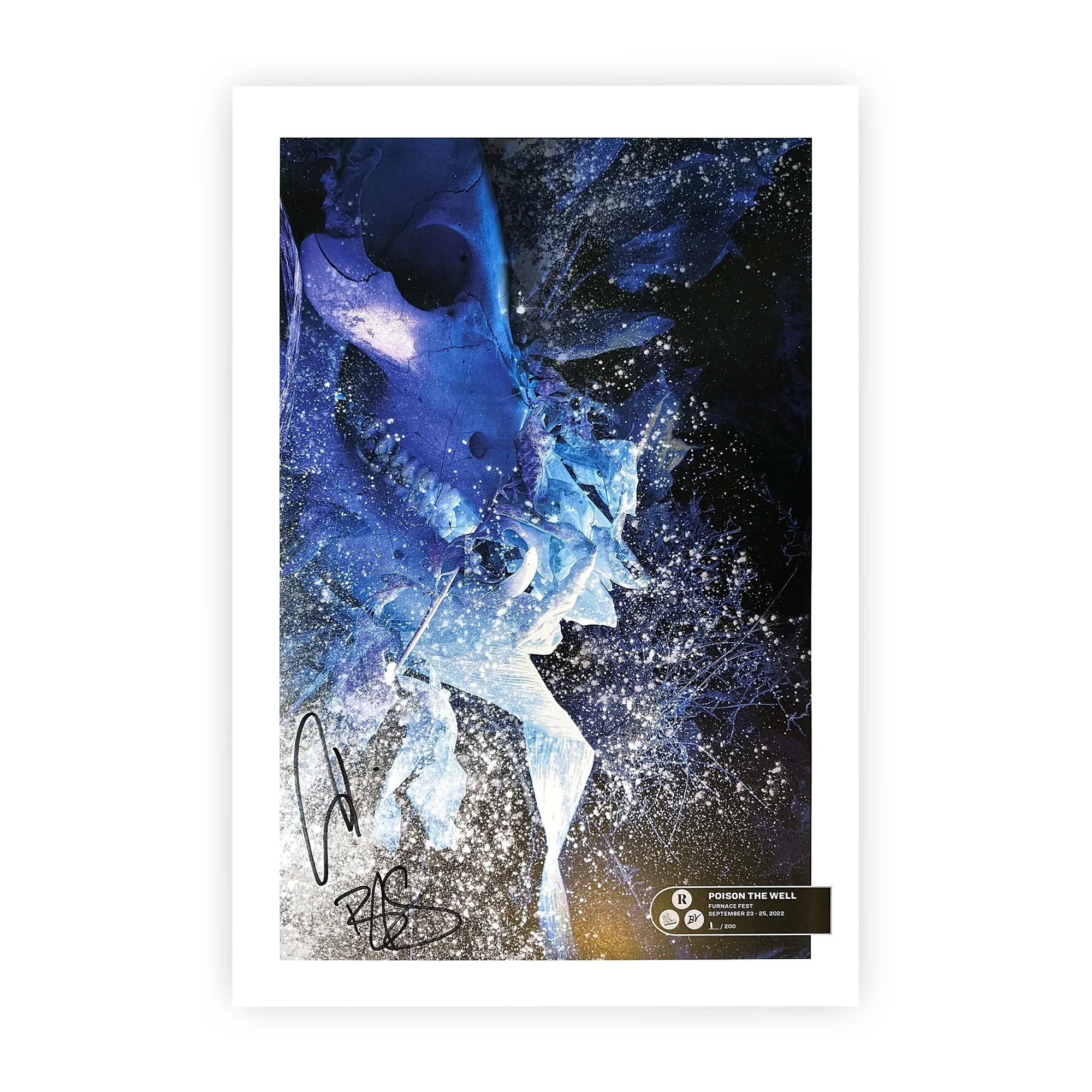 POISON THE WELL x FURNACE FEST 2022 NUMBERED PRINT - EXCLUSIVE - LTD.