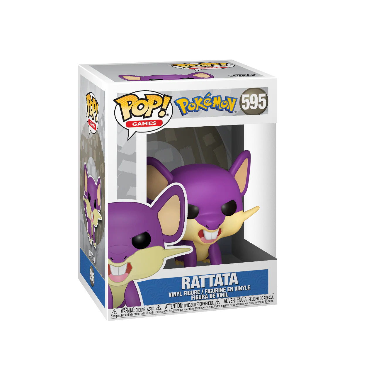 POKEMON S3 RATTATA FUNKO POP! GAMES FIGURE - Image 2