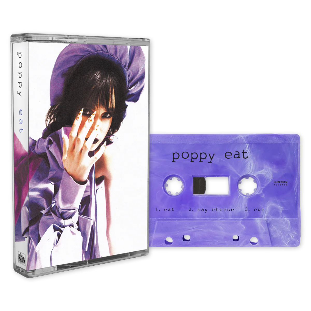POPPY 'EAT' RECYCLED PURPLE CASSETTE