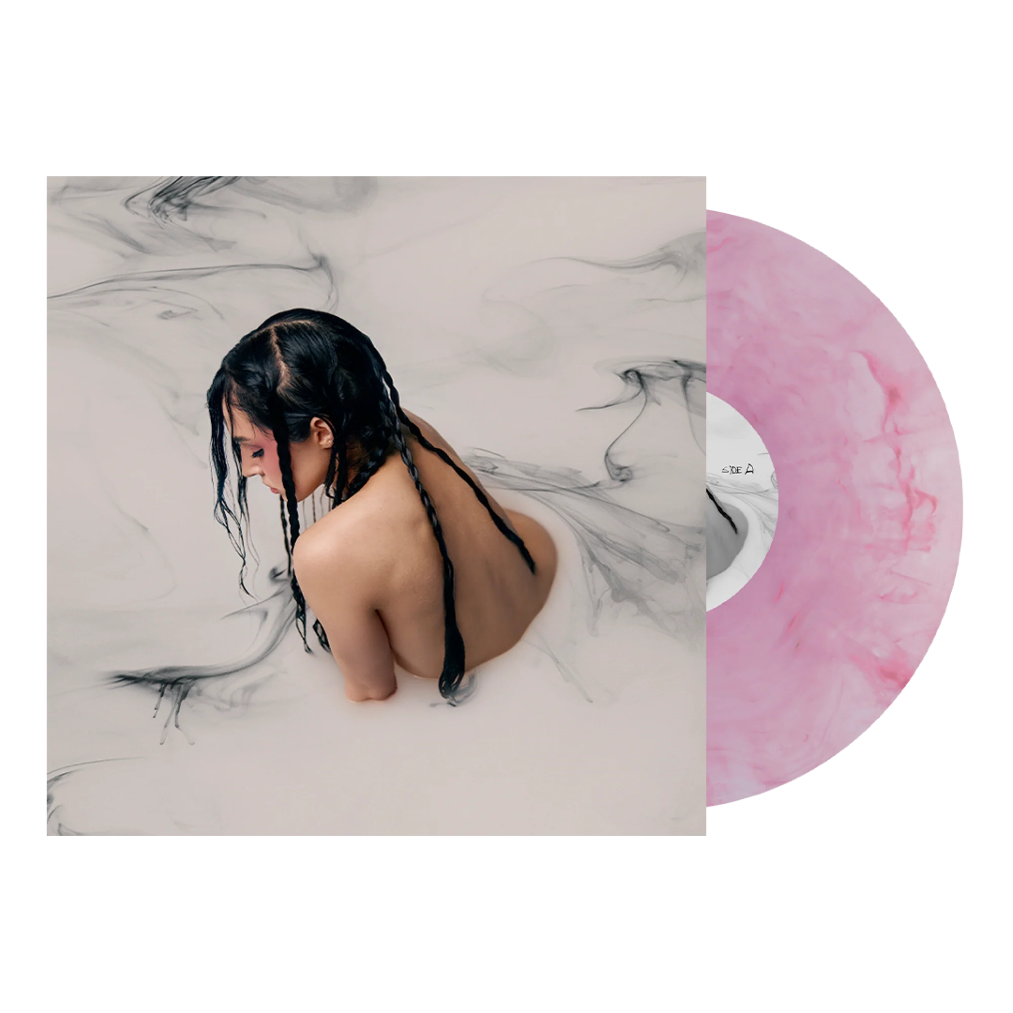 POPPY ‘NEGATIVE SPACES’ LP - LTD. EDITION - CLEAR/PINK/MARBLE - Image 2