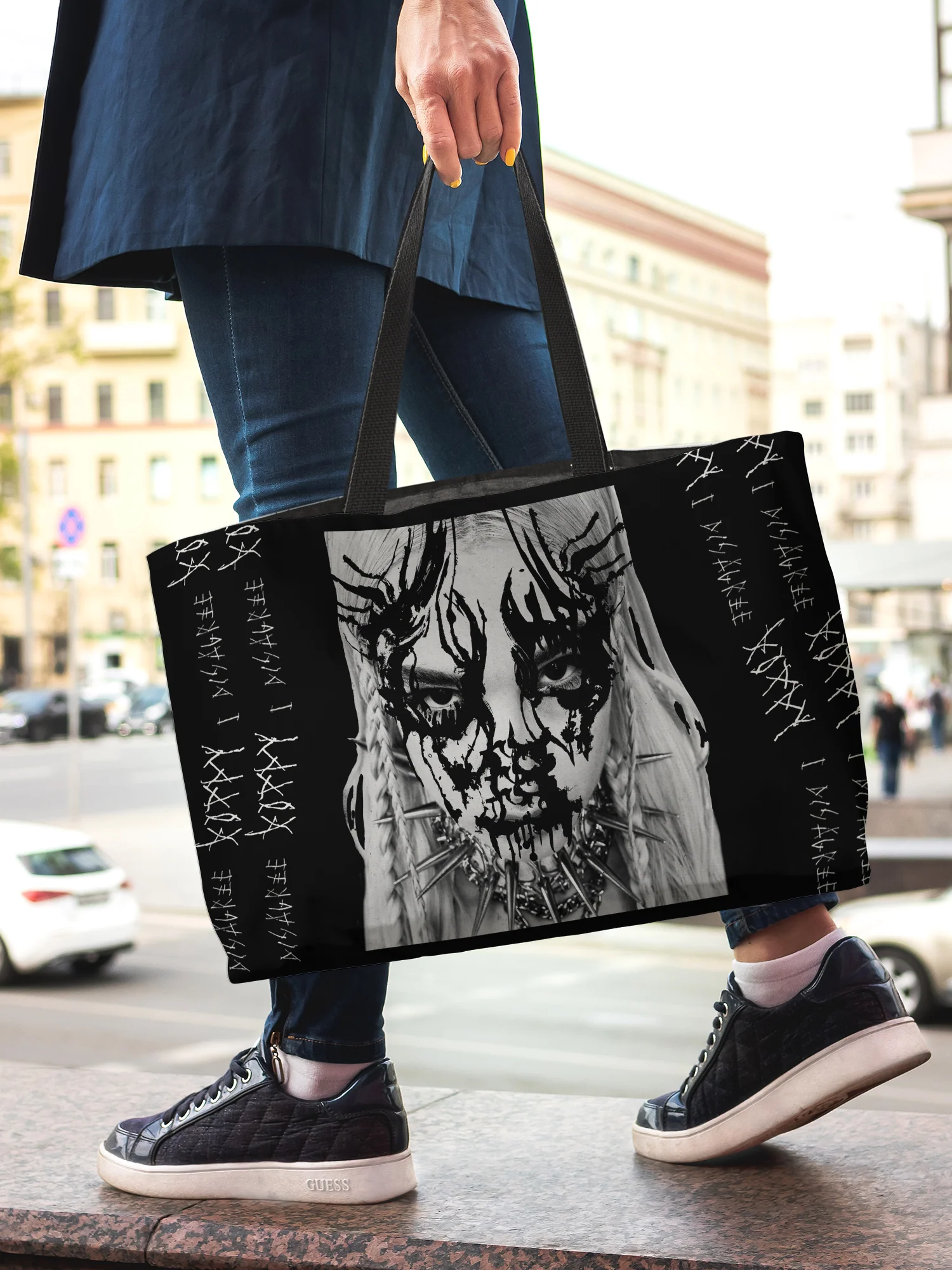 POPPY - 'I DISAGREE' - OVERSIZED TOTE BAG - Image 6