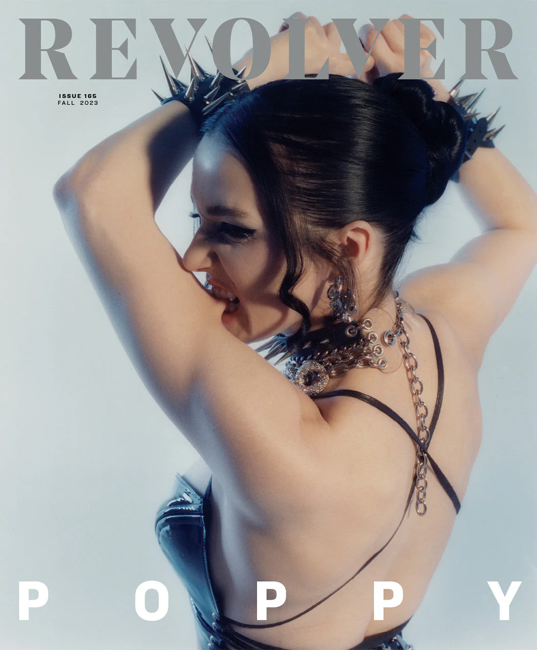 POPPY x REVOLVER + ALTERNATIVE PRESS BUNDLE – 2023 FALL ISSUE W/ 'ZIG' LP - EXCLUSIVE - LTD. 500 - BABY BLUE/TRANSPARENT RED/GALAXY - Image 2