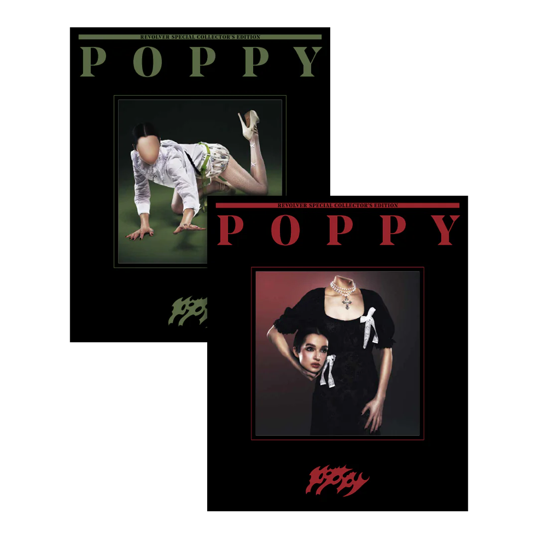 POPPY x REVOLVER SPECIAL ARTIST OF THE YEAR MAGAZINE IN SLIPCASE BUNDLE - RED/GREEN - Image 4