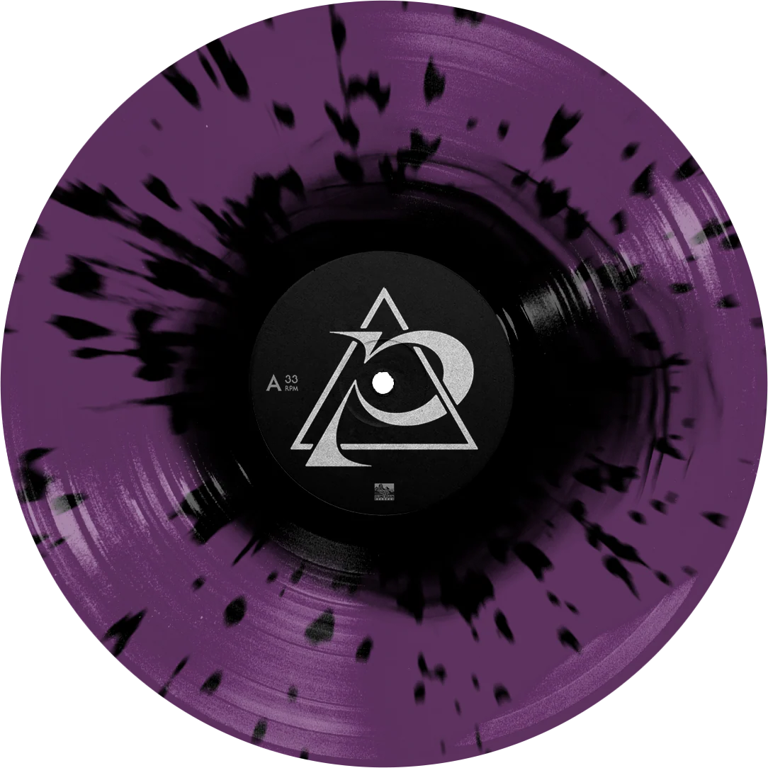 POPPY ‘ZIG’ LP - EXCLUSIVE - LTD. 500 - BLACK/TRANSPARENT PURPLE/BLACK/SPLATTER - Image 2