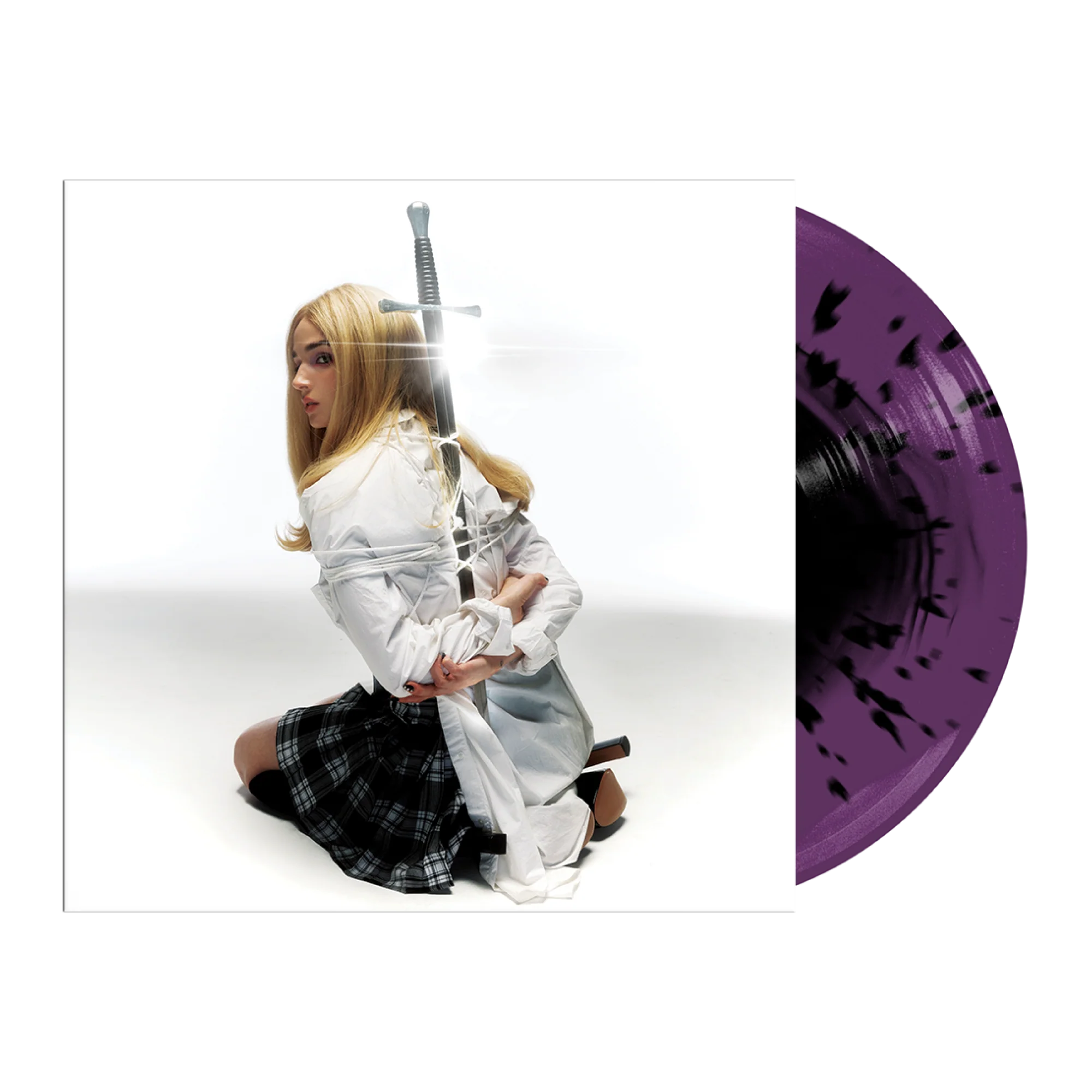 POPPY ‘ZIG’ LP - EXCLUSIVE - LTD. 500 - BLACK/TRANSPARENT PURPLE/BLACK/SPLATTER - Image 3