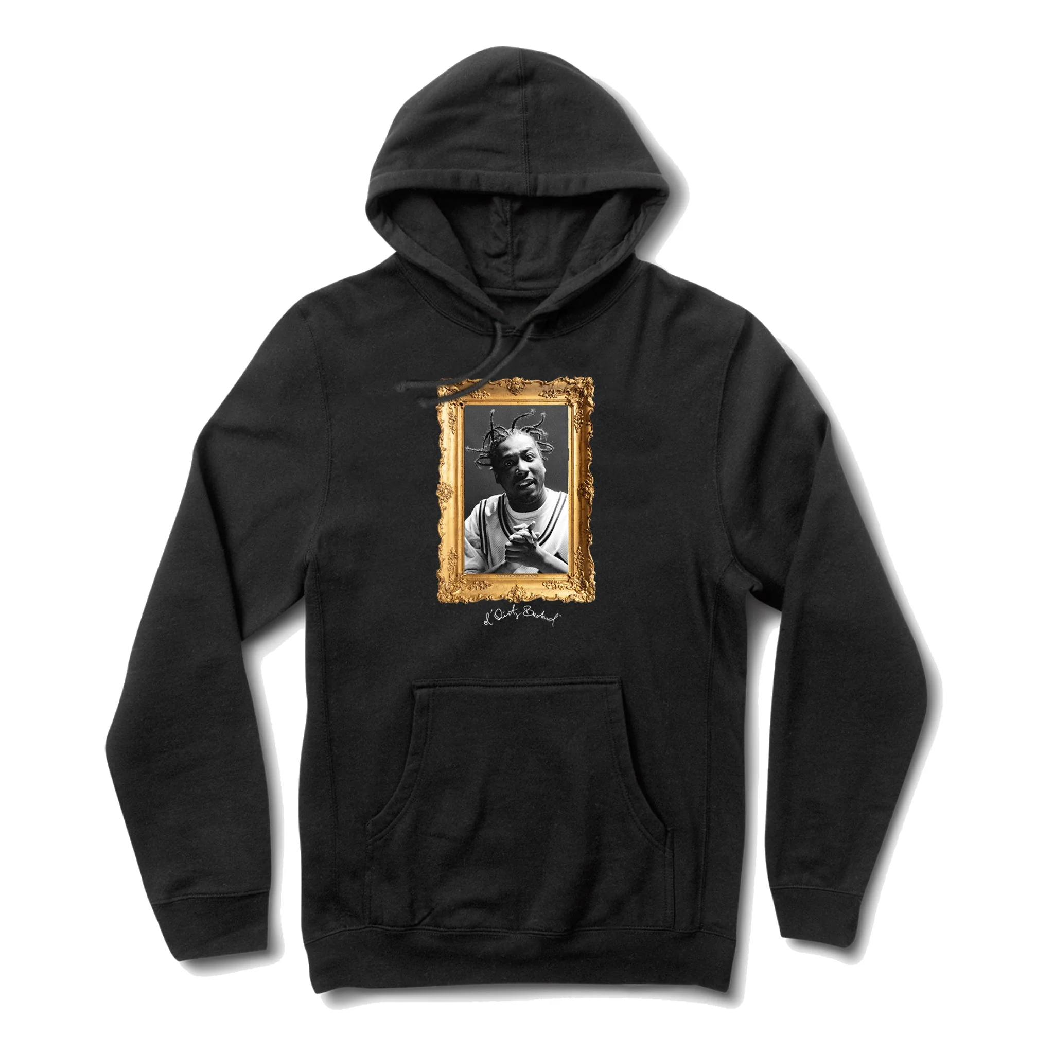 OL' DIRTY BASTARD PORTRAIT HOODIE (BLACK)