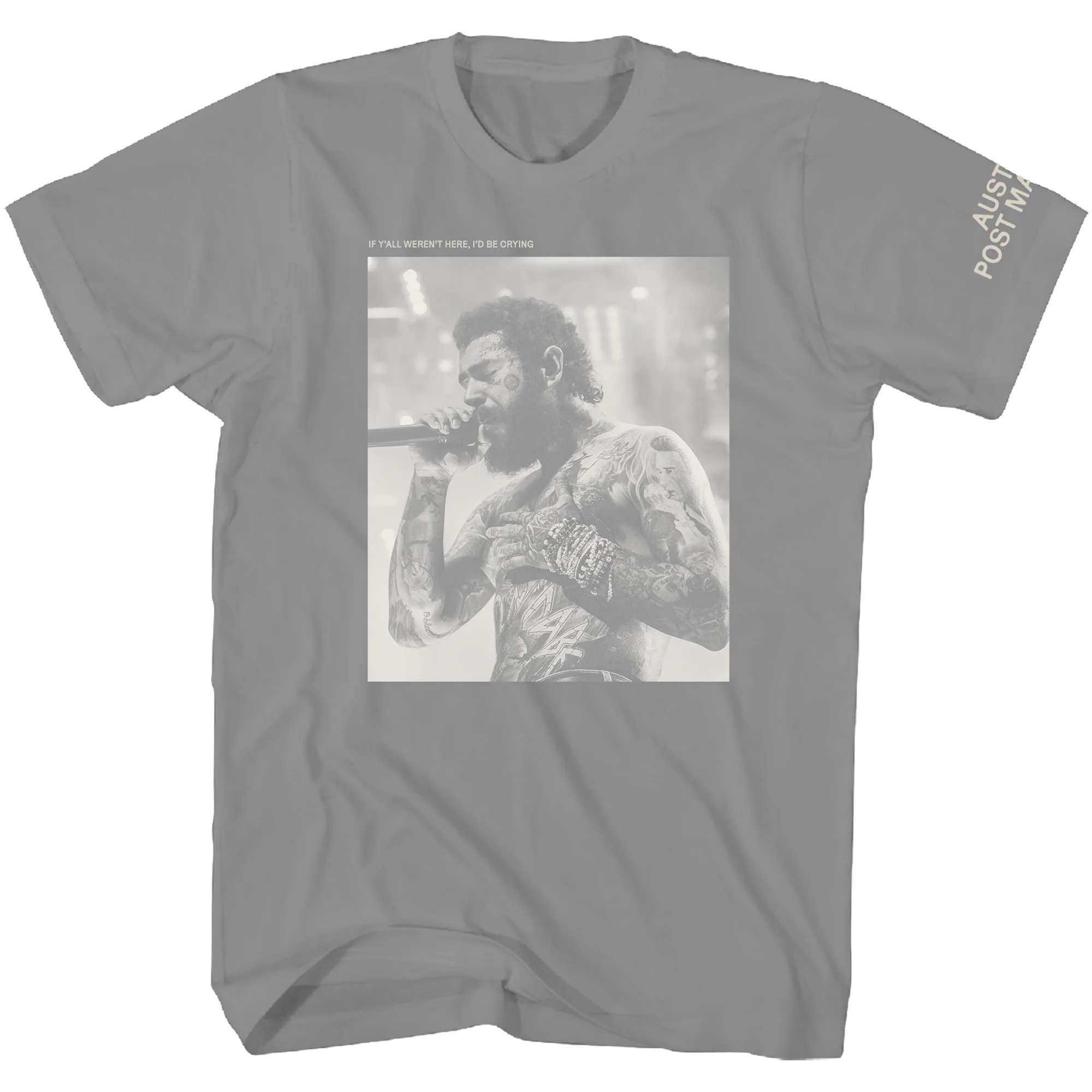 POST MALONE GRAY PHOTO  F/SL