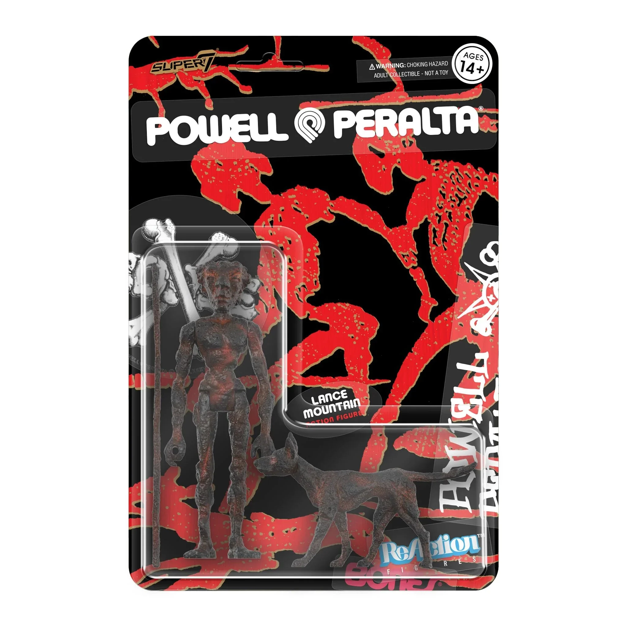 POWELL-PERALTA REACTION FIGURE WAVE 3 - LANCE MOUNTAIN (LAVA ROCK)