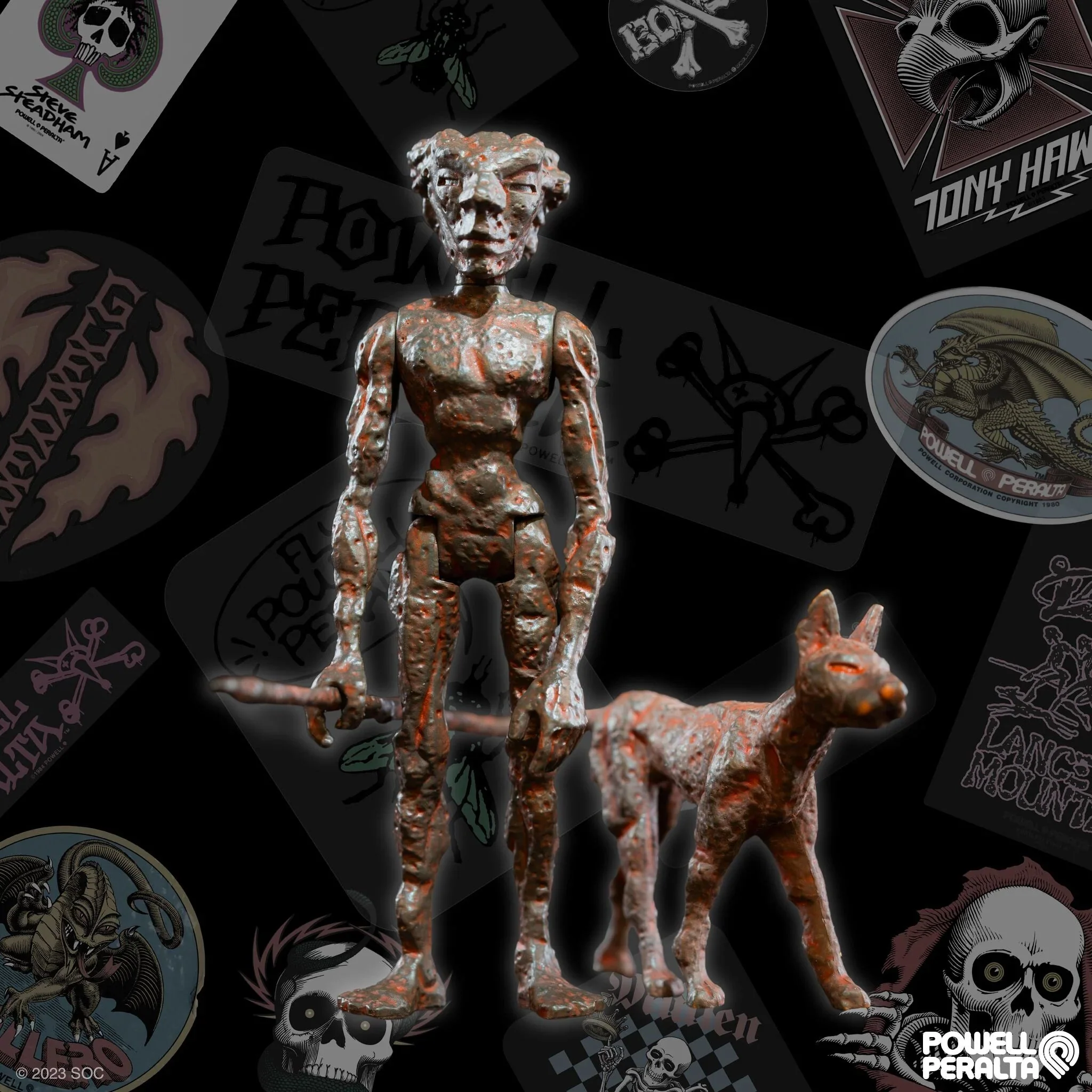 POWELL-PERALTA REACTION FIGURE WAVE 3 - LANCE MOUNTAIN (LAVA ROCK) - Image 2