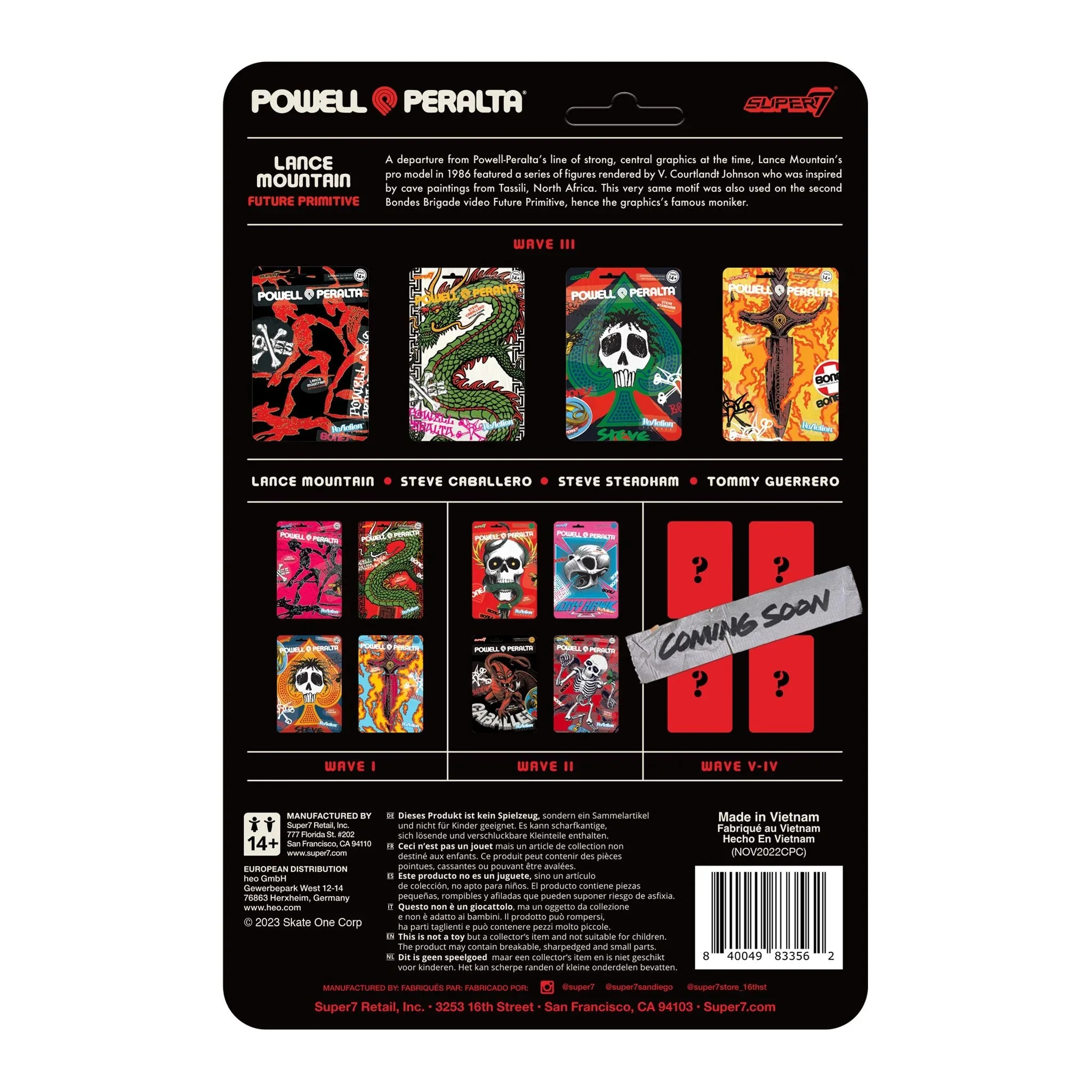 POWELL-PERALTA REACTION FIGURE WAVE 3 - LANCE MOUNTAIN (LAVA ROCK) - Image 3