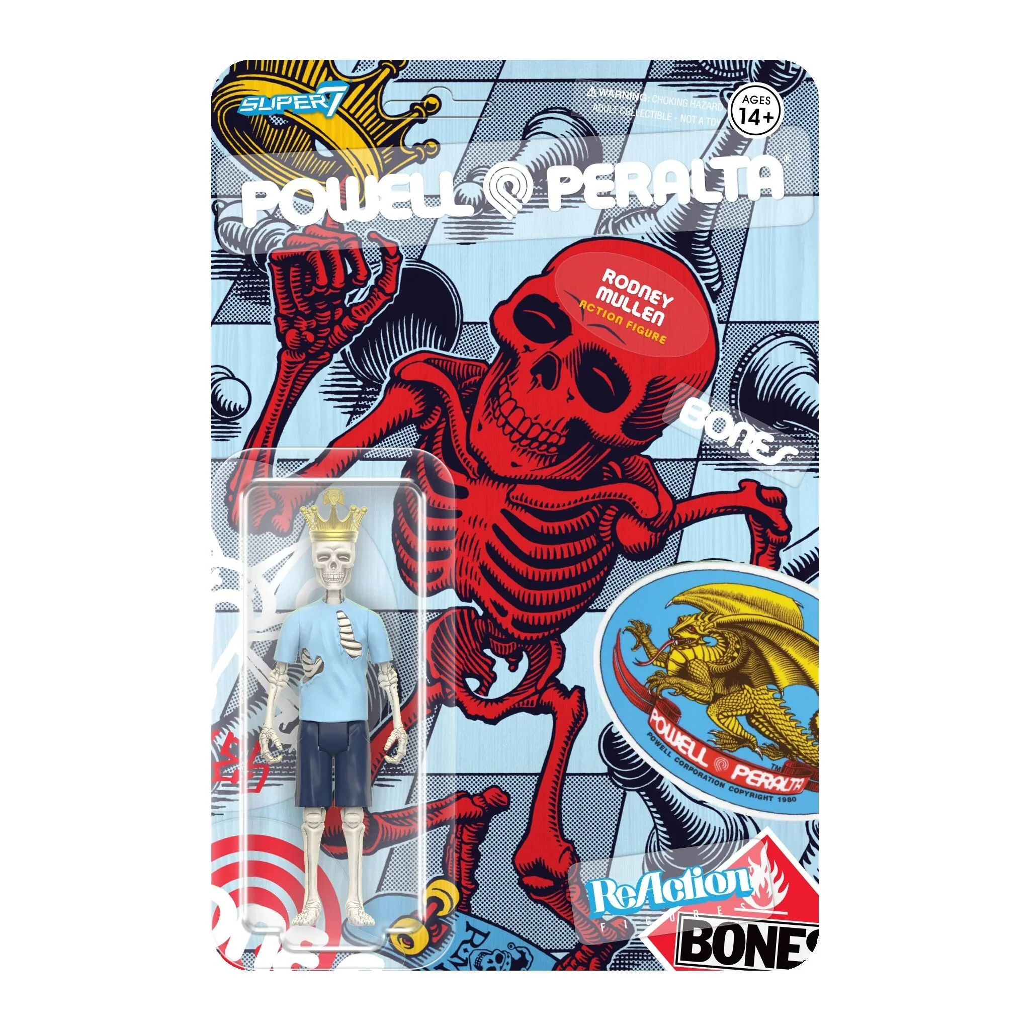 POWELL-PERALTA REACTION FIGURES WAVE 5 - RODNEY MULLEN