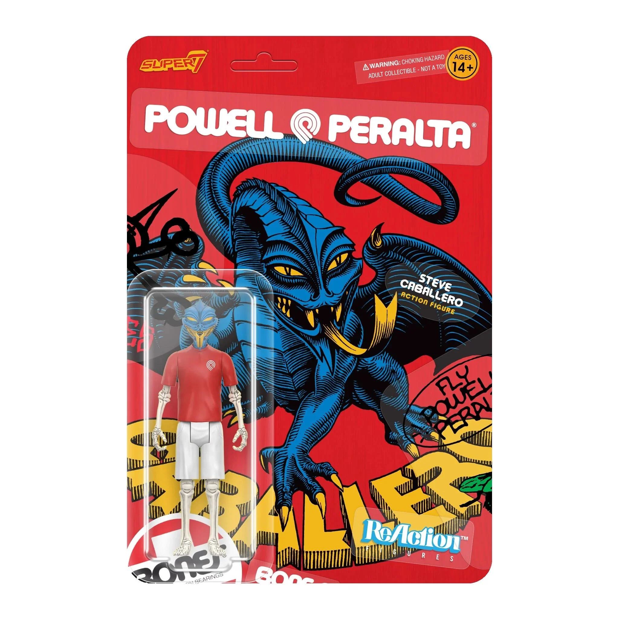 POWELL-PERALTA REACTION FIGURES WAVE 5 - STEVE CABALLERO DRAGON (ANIMAL CHIN)