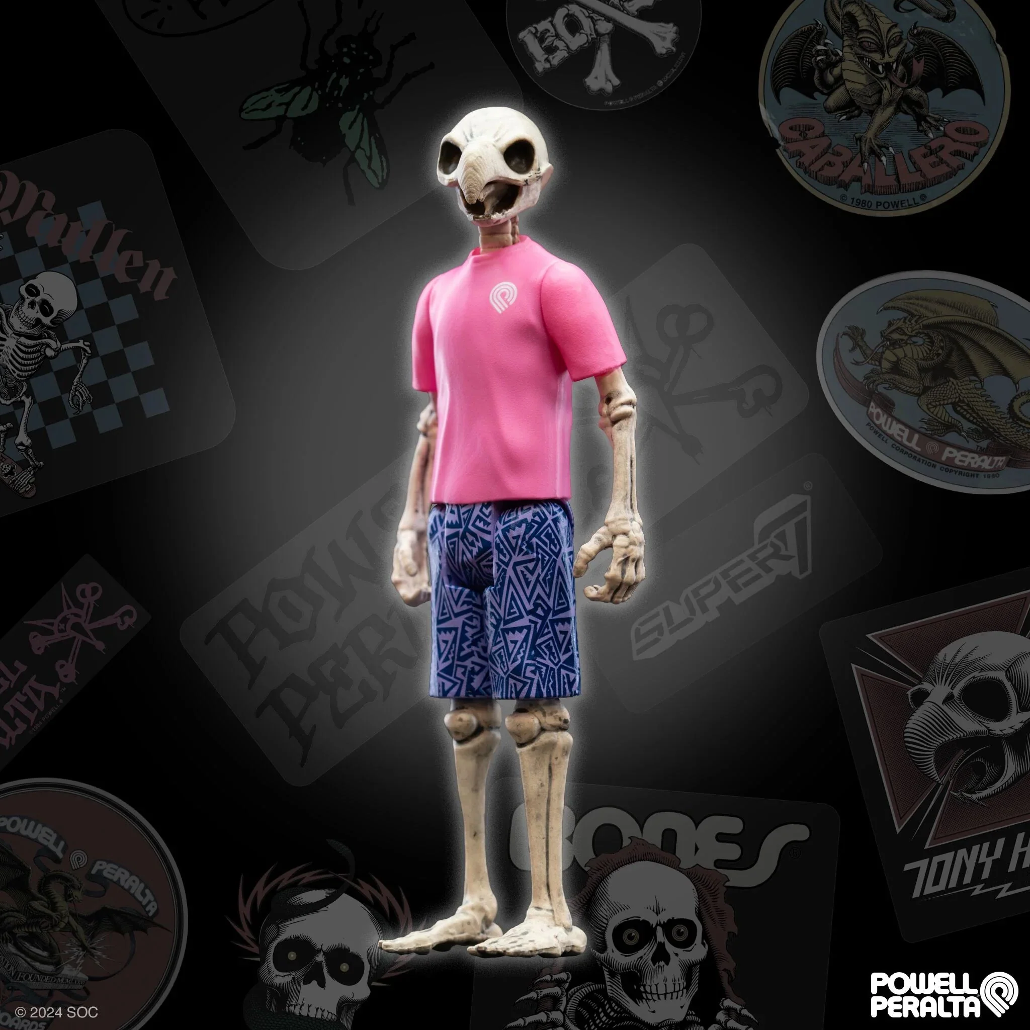POWELL-PERALTA REACTION FIGURES WAVE 5 - TONY HAWK (MT. TRASHMORE '85) - Image 2