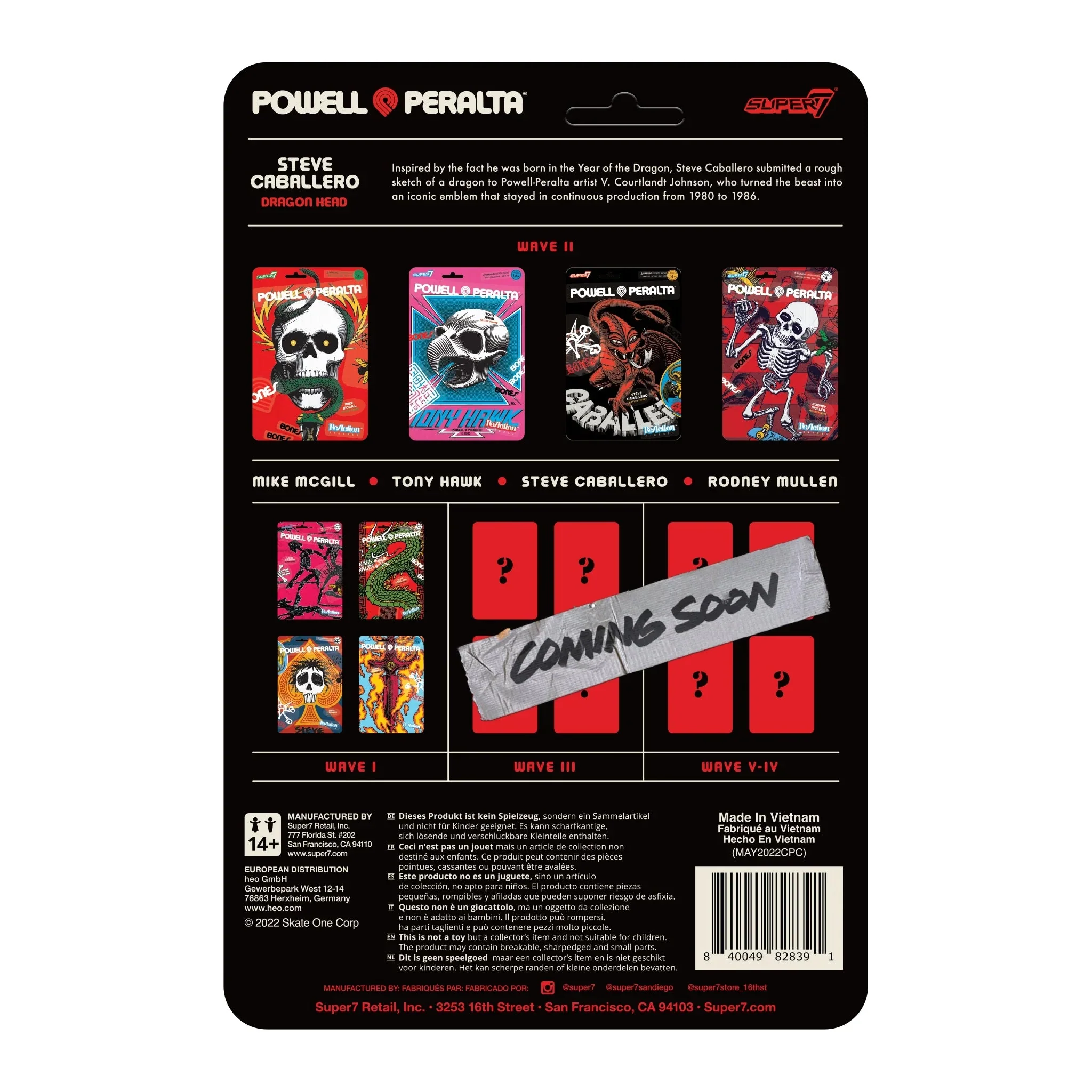 POWELL-PERALTA REACTION WAVE 2 - STEVE CABALLERO DRAGON - Image 3