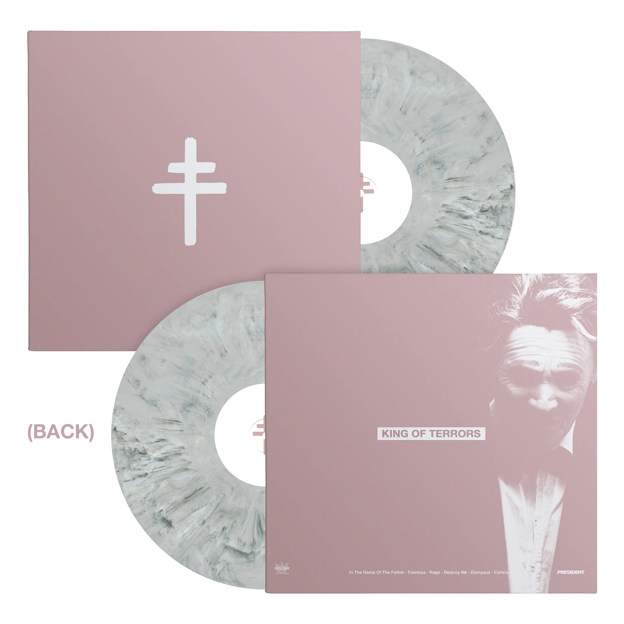 PRESIDENT ‘KING OF TERRORS’ EP - EXCLUSIVE - GRAY/MARBLE + EXCLUSIVE SLIPMAT