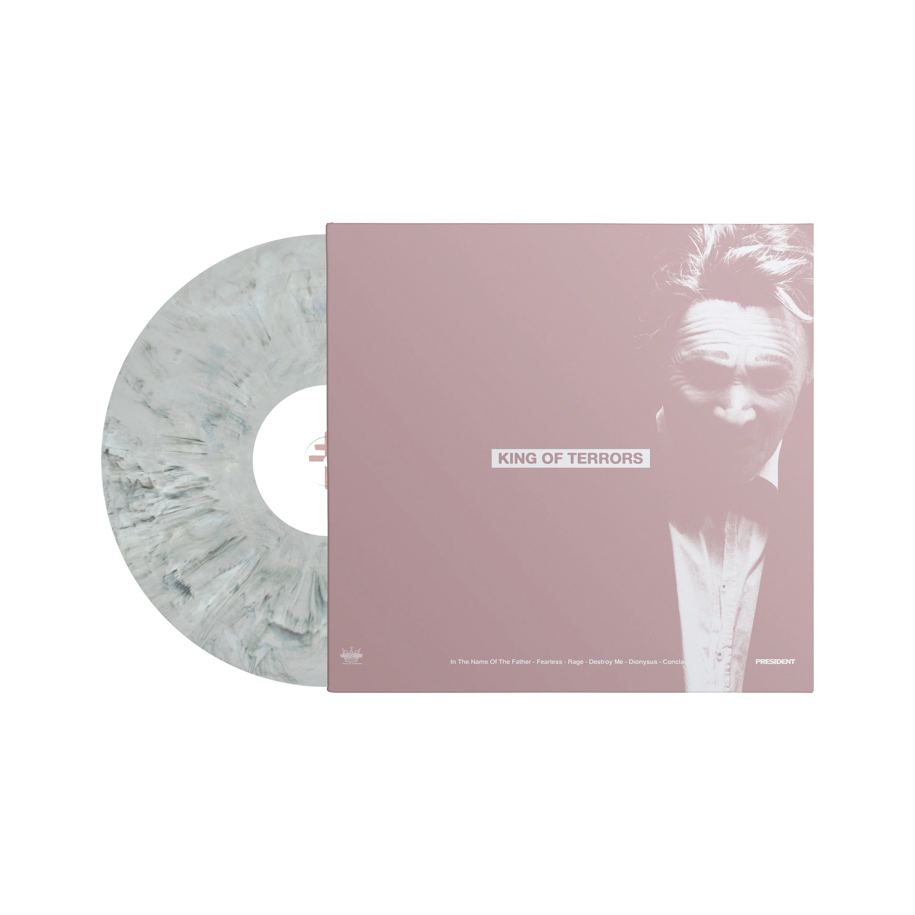 PRESIDENT ‘KING OF TERRORS’ EP - EXCLUSIVE - GRAY/MARBLE + EXCLUSIVE SLIPMAT - Image 3