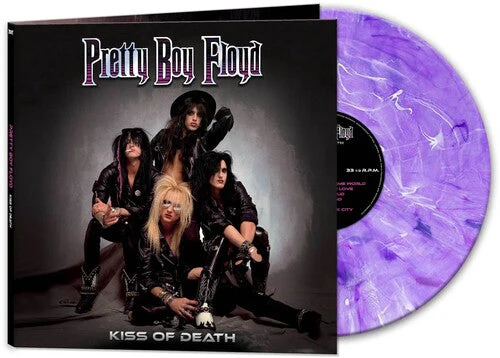 PRETTY BOY FLOYD 'KISS OF DEATH' LP - PURPLE/MARBLE