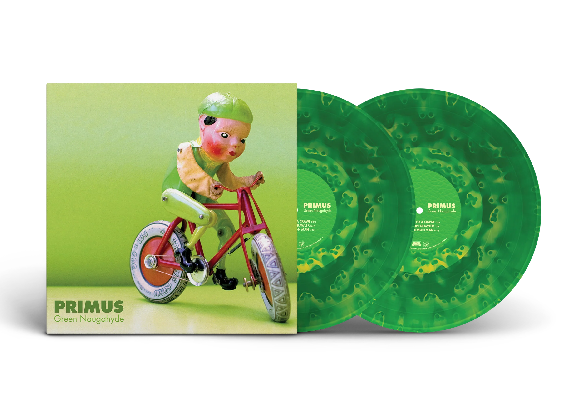 PRIMUS 'GREEN NAUGAHYDE' 2LP (Ghostly Green Vinyl)