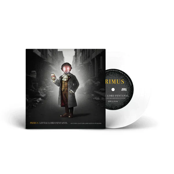 PRIMUS ‘LITTLE LORD FENTANYL / DUCHESS (AND THE PROVERBIAL MIND SPREAD - LIVE)’ 7” (White Vinyl) - Image 2