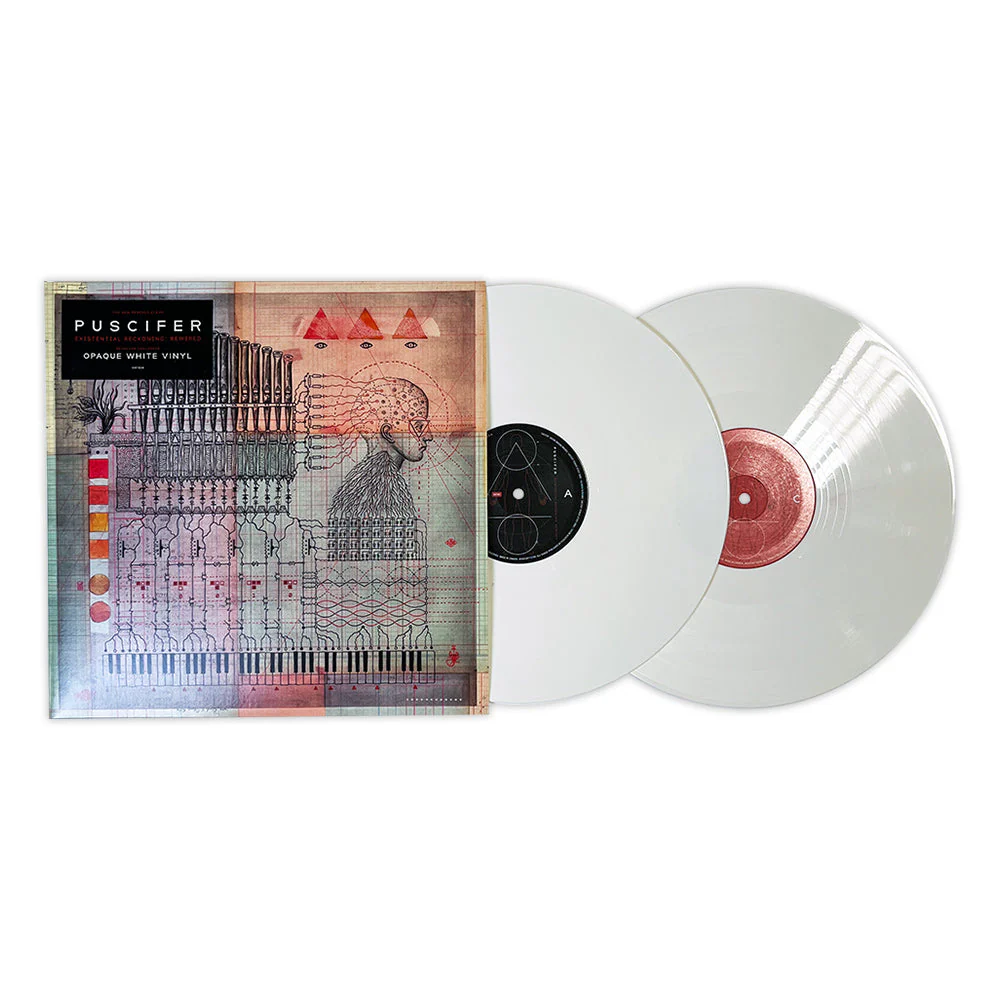 PUSCIFER ‘EXISTENTIAL RECKONING: REWIRED’ 2LP - EXCLUSIVE - LTD. 500 - WHITE