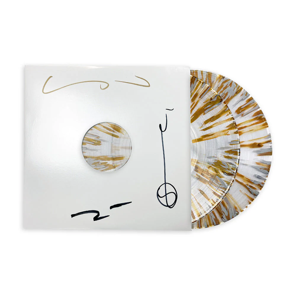 PUSCIFER ‘EXISTENTIAL RECKONING’ 2LP (AUTOGRAPHED TOUR VARIANT #29 – Clear w/ Gold And Silver Vinyl) + AUTOGRAPHED POSTER - Image 2