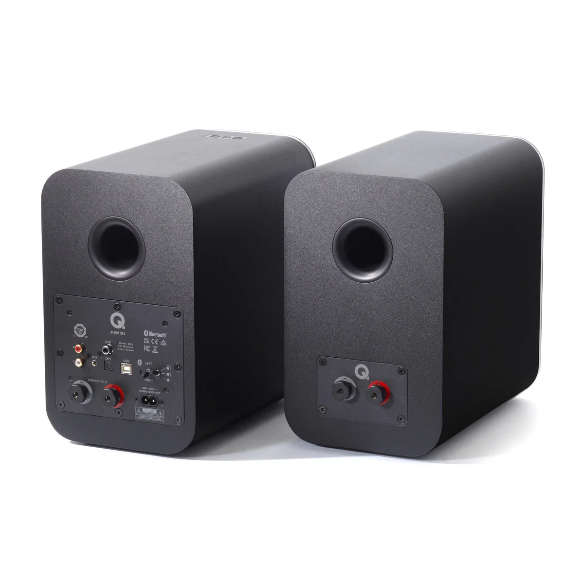 Q ACOUSTICS M20 HD WIRELESS BLACK POWERED SPEAKERS - Image 2