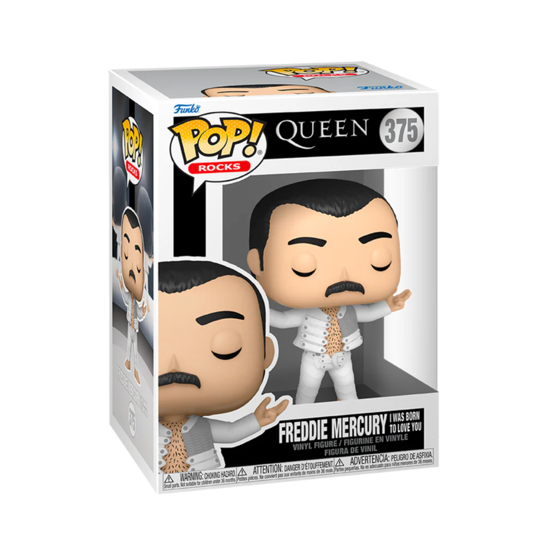 QUEEN FREDDIE MERCURY (I WAS BORN TO LOVE YOU) FUNKO POP! ROCKS FIGURE - Image 2
