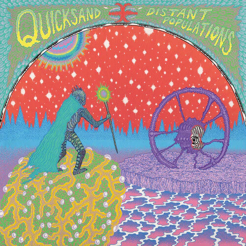 QUICKSAND 'DISTANT POPULATIONS' LP - CLOUDY PURPLE - Image 2