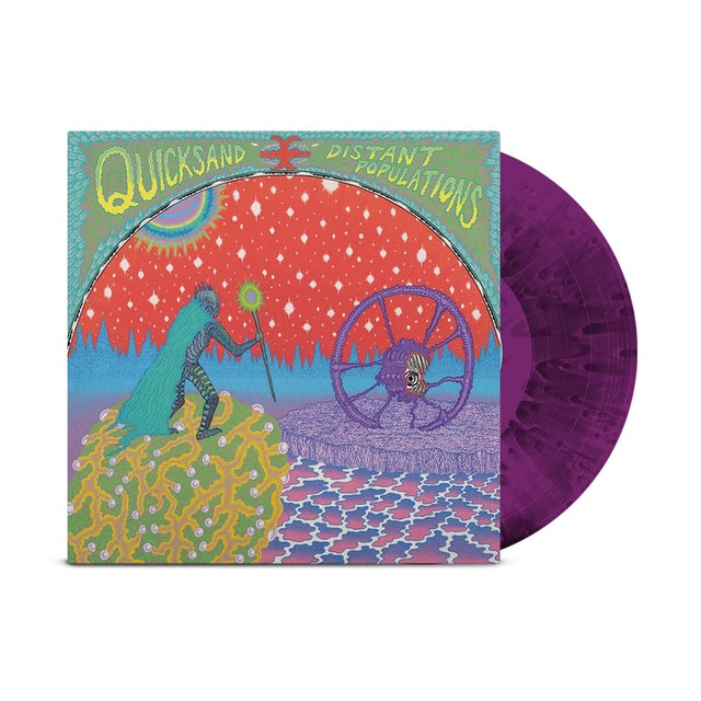 QUICKSAND 'DISTANT POPULATIONS' LP - CLOUDY PURPLE - Image 3