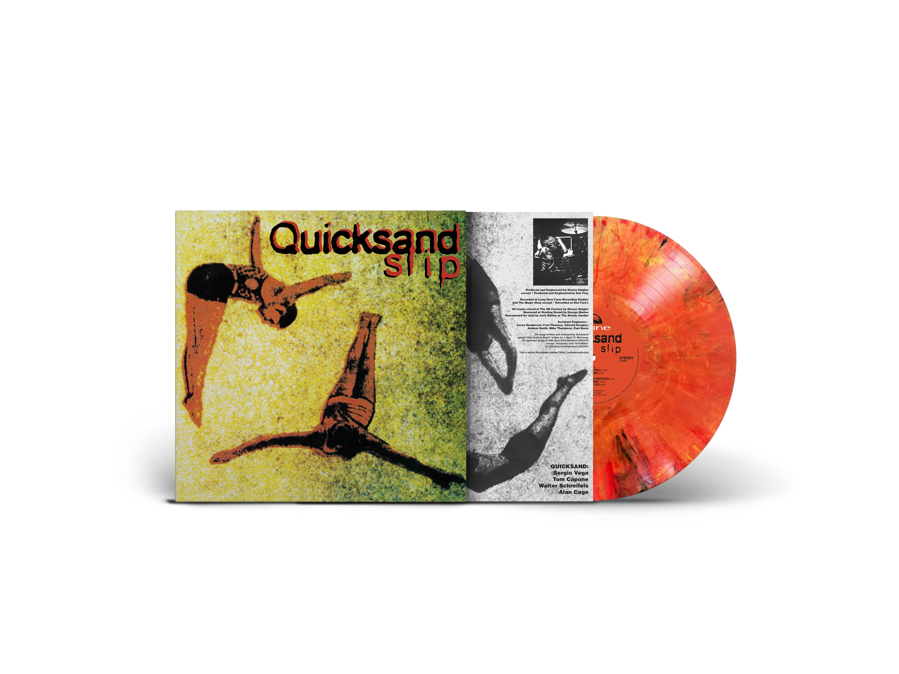 QUICKSAND ‘SLIP’ 30TH ANNIVERSARY LP - EXCLUSIVE - LTD. 1000 - RED/BLACK/YELLOW/MARBLE