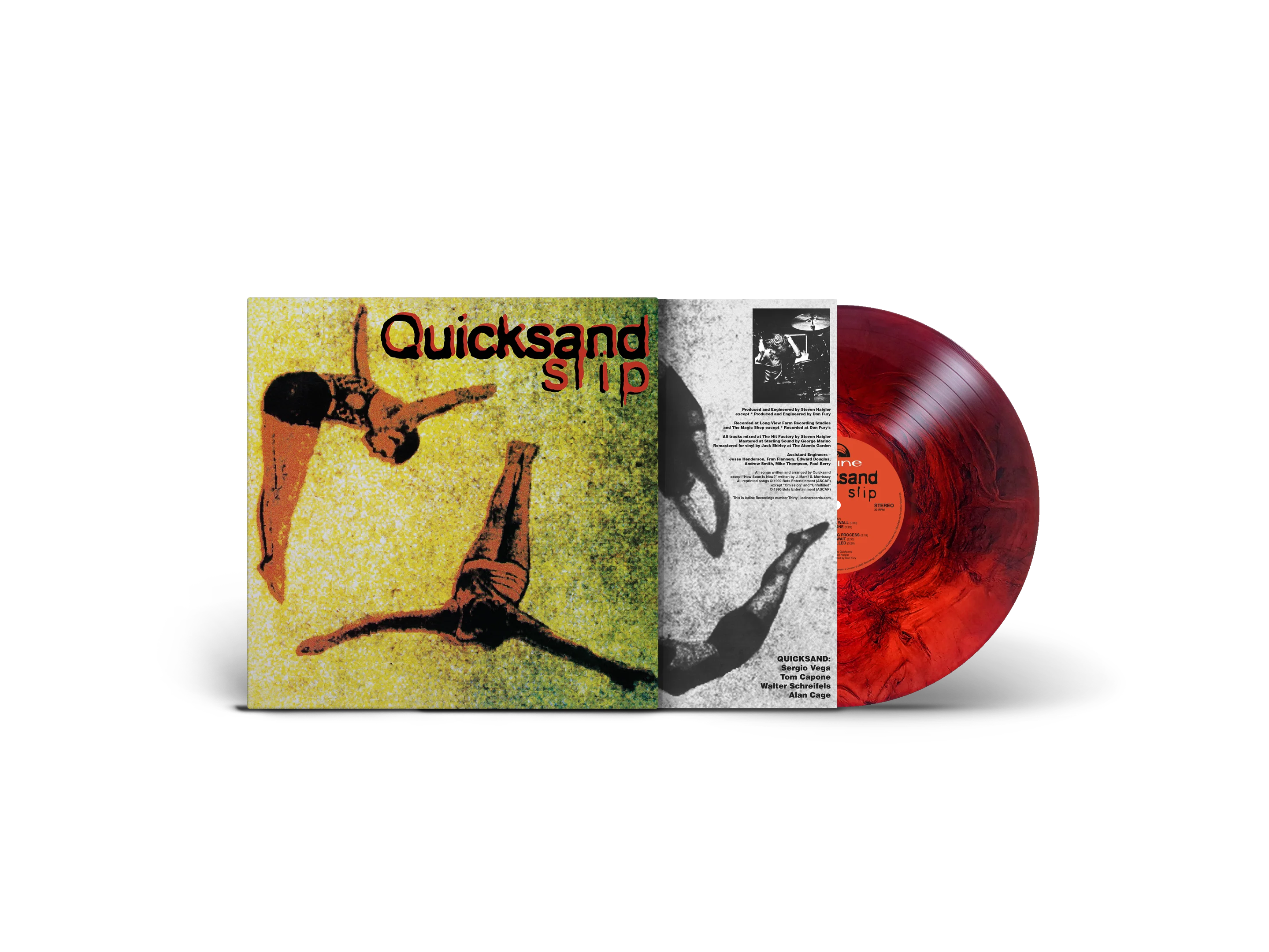 QUICKSAND ‘SLIP’ 30TH ANNIVERSARY LP - LTD. - RED GALAXY
