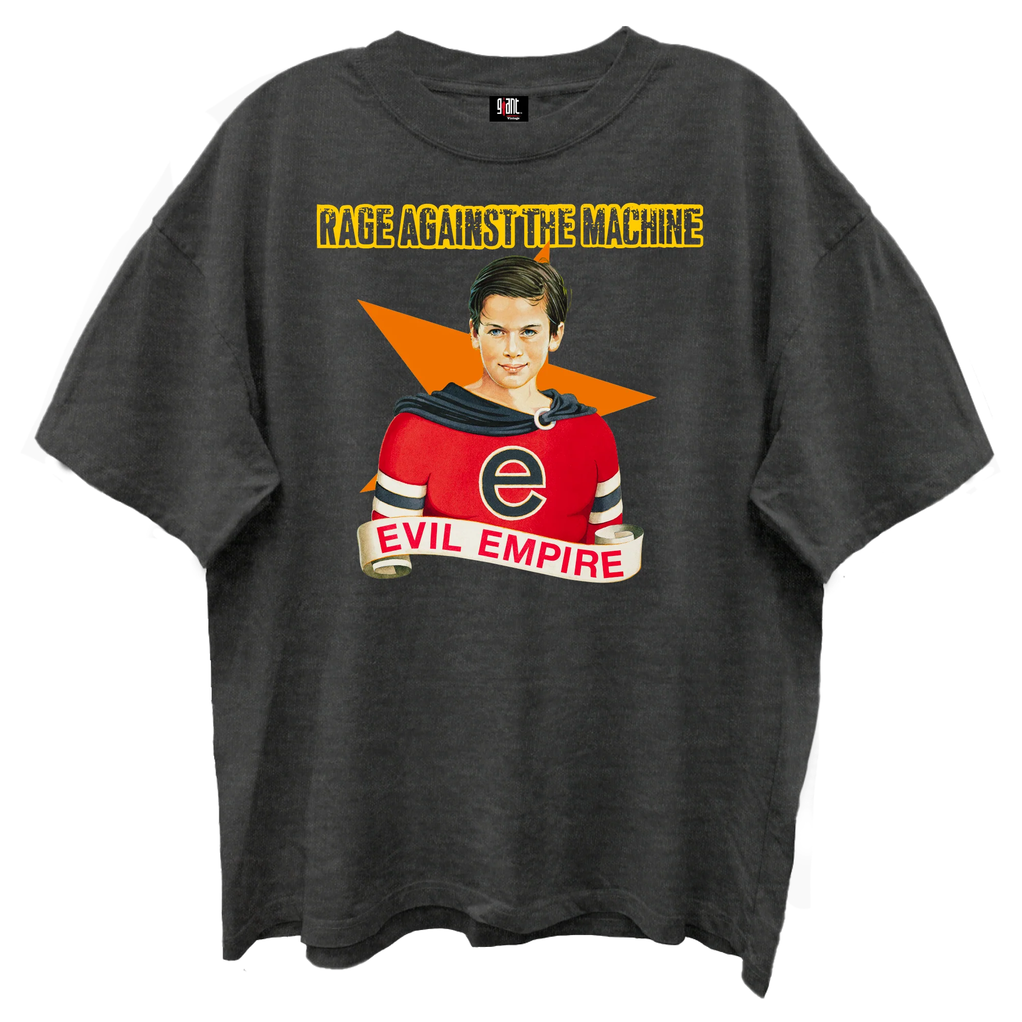 RAGE AGAINST THE MACHINE FEAR IS OUR ONLY GOD/GIANT/VINTAGE/VINTAGE BLACK T-SHIRT
