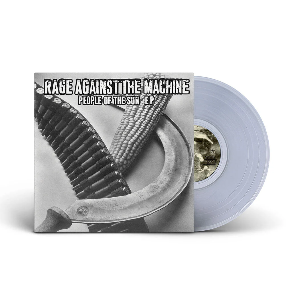 RAGE AGAINST THE MACHINE 'PEOPLE OF THE SUN' 10" EP - CLEAR