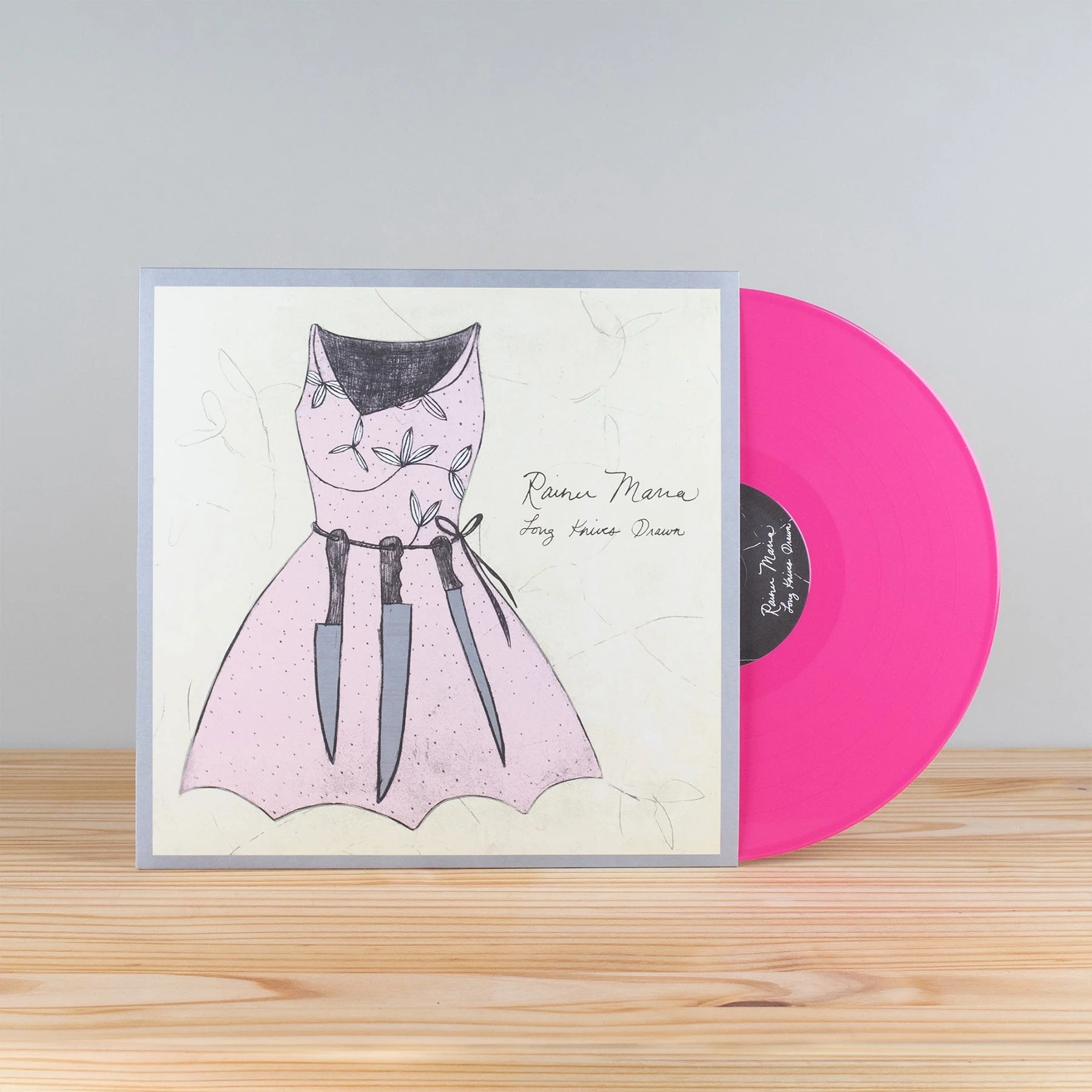 RAINER MARIA 'LONG KNIVES DRAWN' LP - PINK