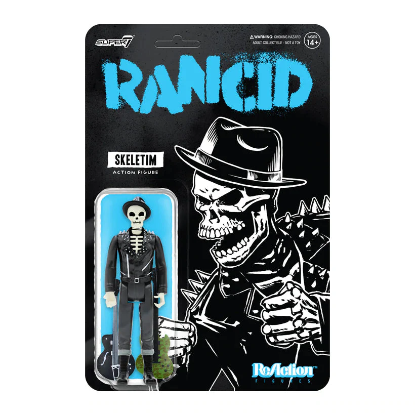 RANCID REACTION FIGURE WAVE 4 - SKELETIM (HAT) - Image 2