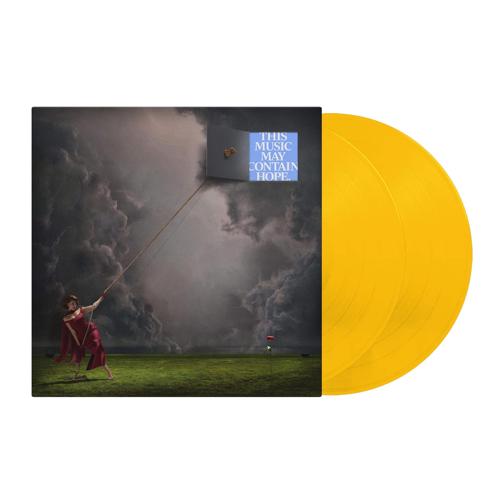 RAYE 'THIS MUSIC MAY CONTAIN HOPE' LP (Yellow Vinyl)