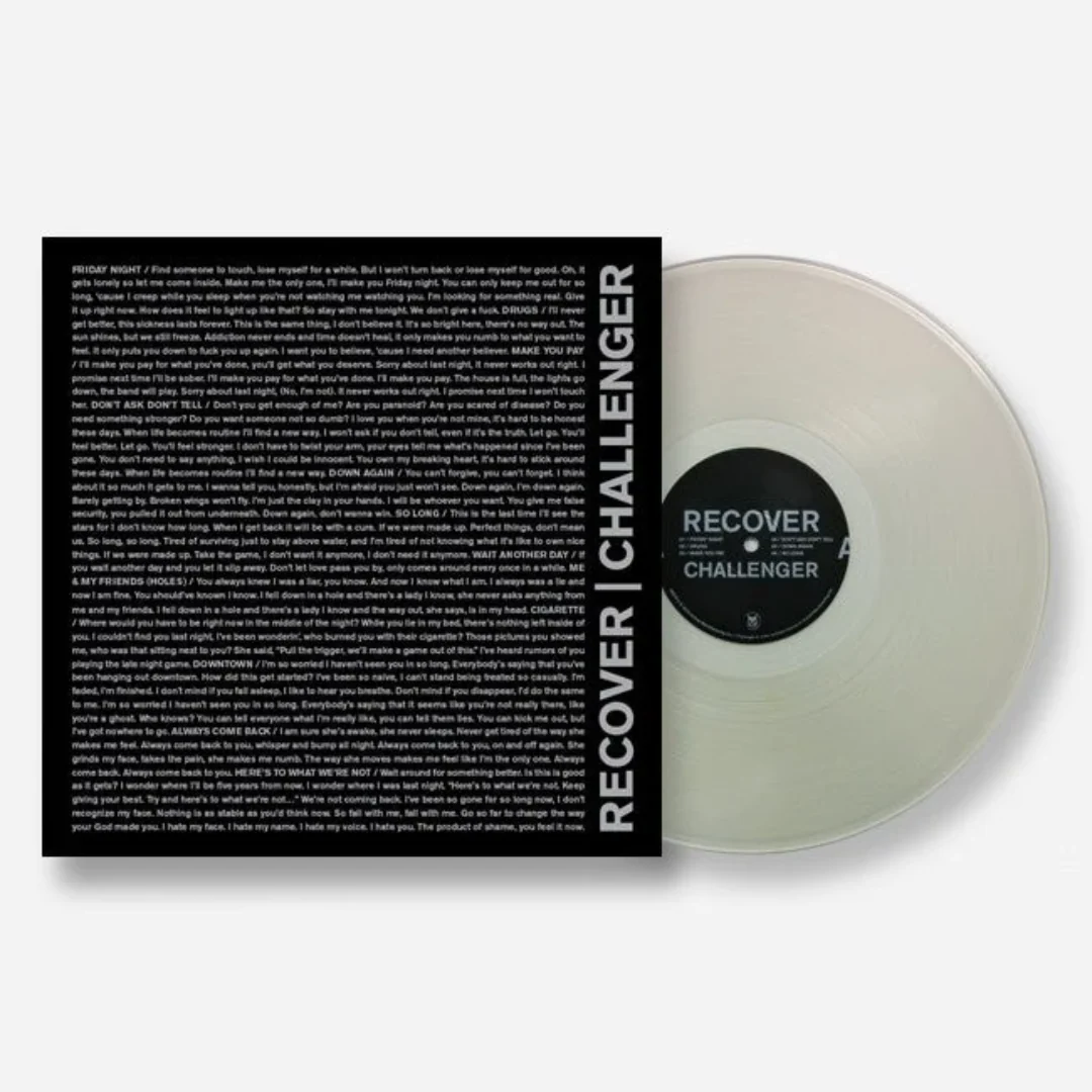 RECOVER 'CHALLENGER' LP - CLEAR