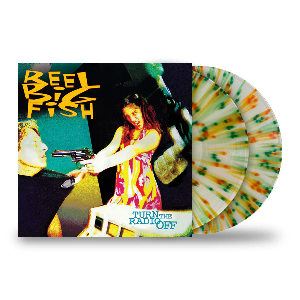 REEL BIG FISH 'TURN OFF THE RADIO' 2LP - EXCLUSIVE - LTD. 500 - MILKY CLEAR/GREEN/ORANGE/SPLATTER