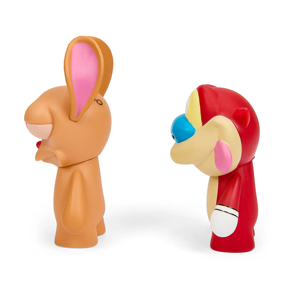 REN & STIMPY 3" VINYL KIDROBOT FIGURE SET - Image 3