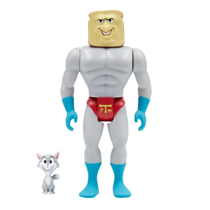 REN & STIMPY REACTION FIGURE - POWDERED TOASTMAN - Image 2