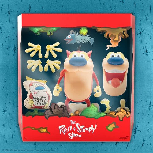 REN & STIMPY ULTIMATES WAVE 1 - STIMPY FIGURE