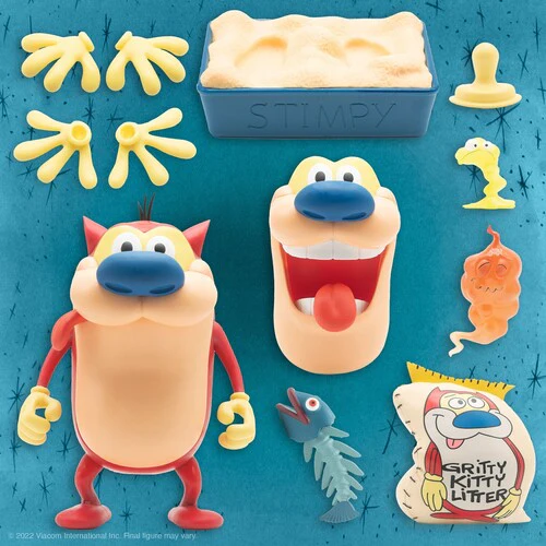 REN & STIMPY ULTIMATES WAVE 1 - STIMPY FIGURE - Image 2