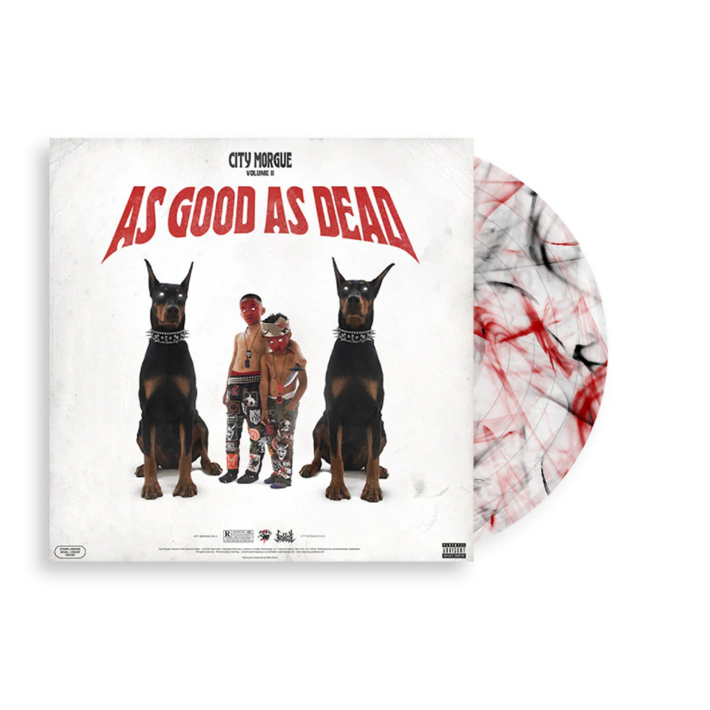 REVOLVER & INKED x CITY MORGUE "AS GOOD AS DEAD" BUNDLE W/ DOUBLE MAGAZINE SLIPCASE + LP + HOODIE - EXCLUSIVE - LTD. 100 - Image 2