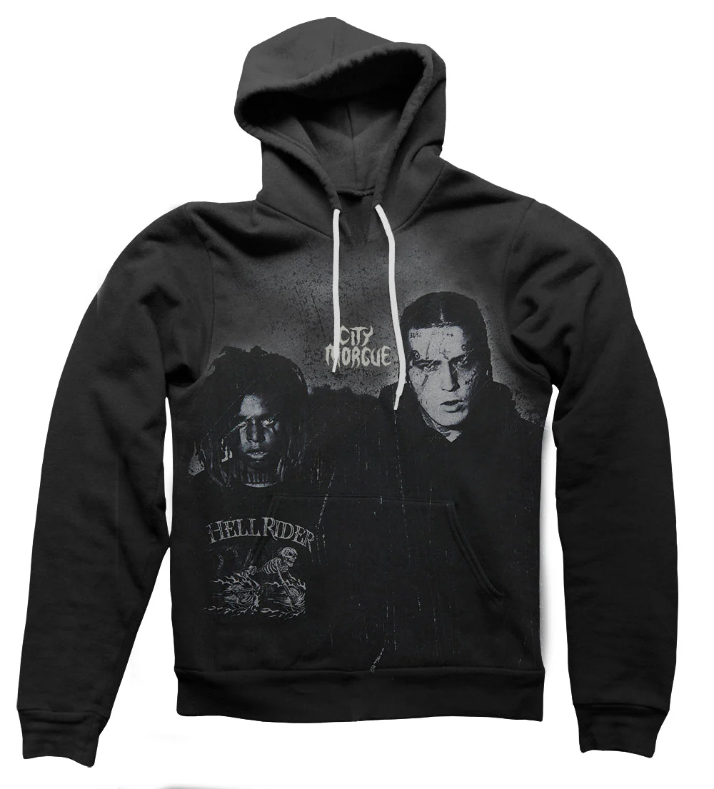 REVOLVER & INKED x CITY MORGUE "HELL OR HIGHWATER" BUNDLE W/ DOUBLE MAGAZINE SLIPCASE + LP + HOODIE - LTD. 100 - Image 3