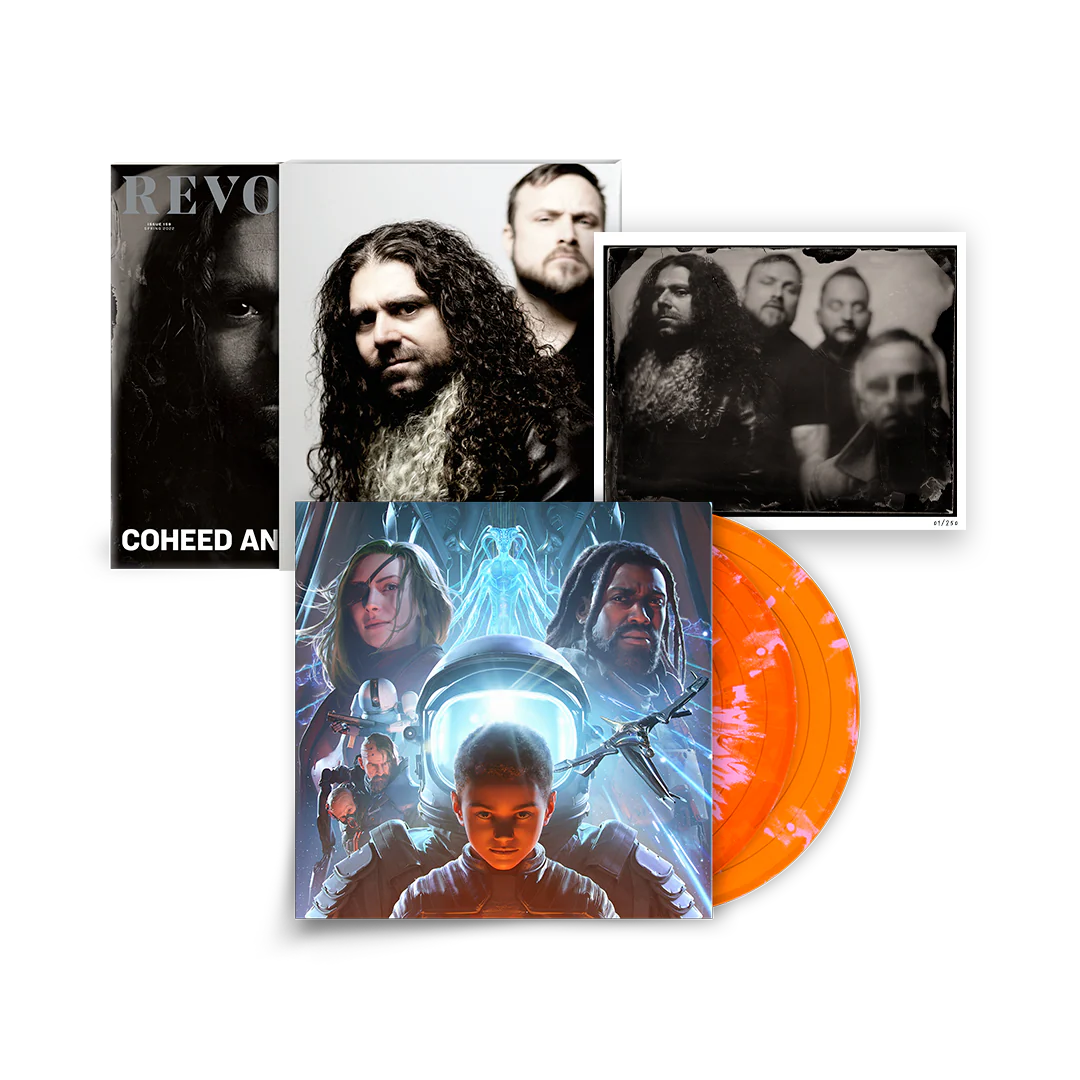 REVOLVER x COHEED AND CAMBRIA COLLECTOR'S BUNDLE HAND-NUMBERED SLIPCASE W/ 'VAXIS II: A WINDOW OF THE WAKING MIND' 2LP + BORUCKI PHOTO PRINT - EXCLUSIVE - LTD. 250 - ORANGE/PINK/SWIRL