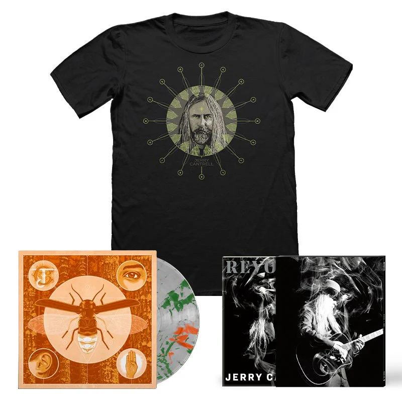 REVOLVER x JERRY CANTRELL BUDLE - WINTER 2021 ISSUE + 'BRIGHTEN' LP + LTD. SLIPCASE + GLOW IN THE DARK T-SHIRT - LTD. 250 - Image 12