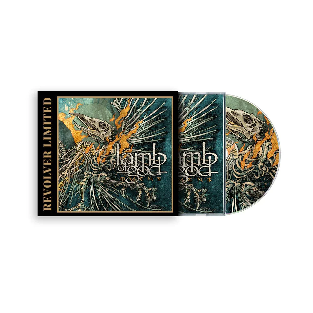 REVOLVER x LAMB OF GOD "OMENS BUNDLE" ALT COVER + SLIPCASE W/ EXCLUSIVE OMENS' CD + LP & T-SHIRT – ONLY 50 AVAILABLE - Image 7