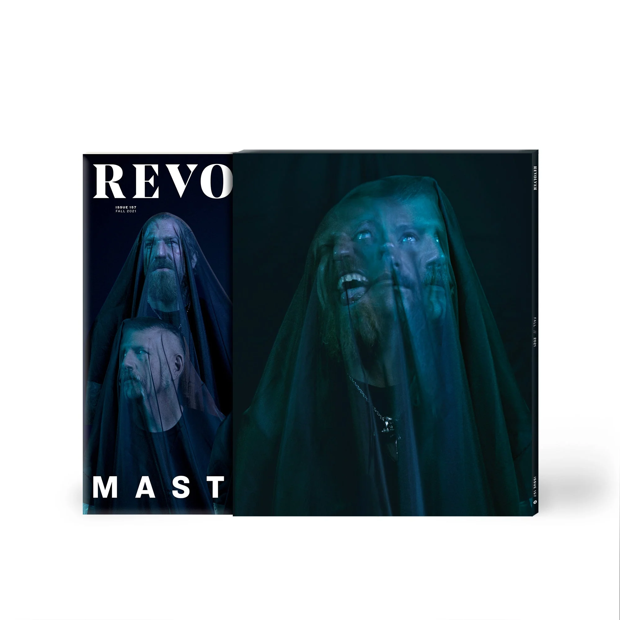 REVOLVER x MASTODON BUNDLE: HAND-NUMBERED SLIPCASE, MAGAZINE & 'HUSHED AND GRIM' 2LP - EXCLUSIVE - LTD. 500 - CLEAR - Image 3