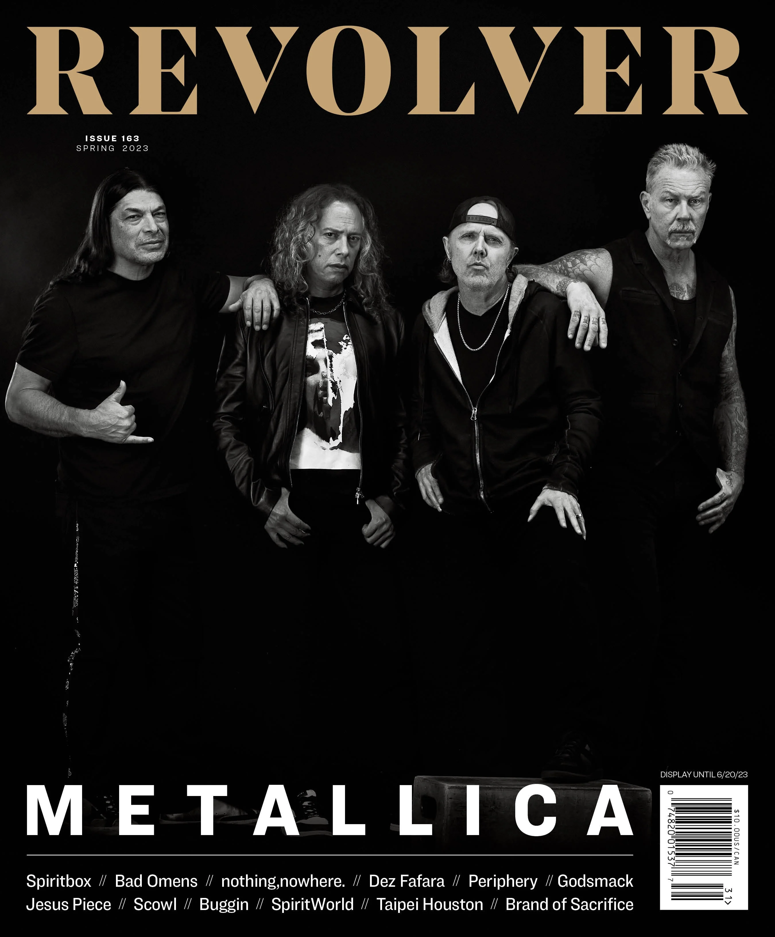 METALLICA x REVOLVER BUNDLE 2023 SPRING ISSUE W/ METALLICA PRINT - Image 3